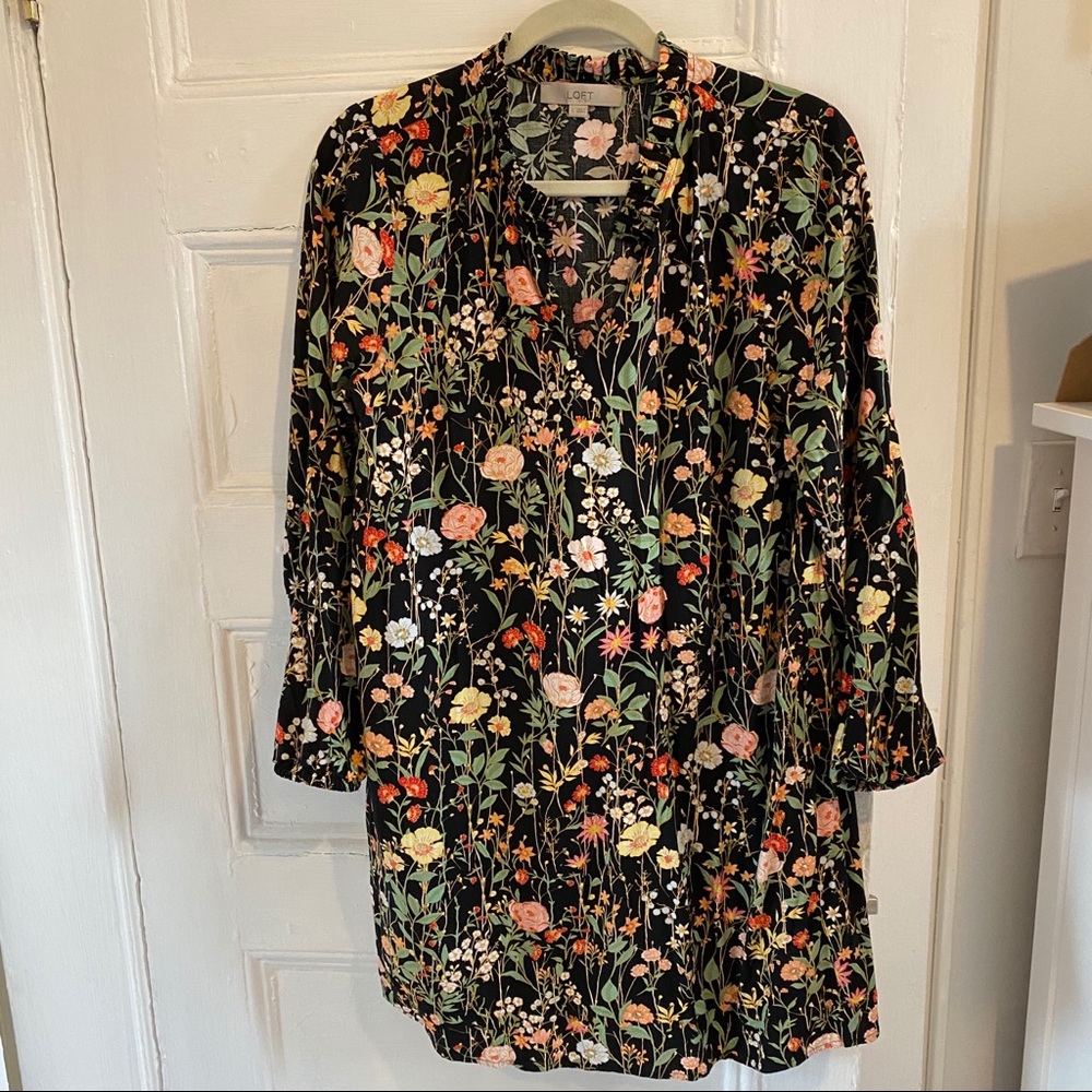 LOFT floral dress